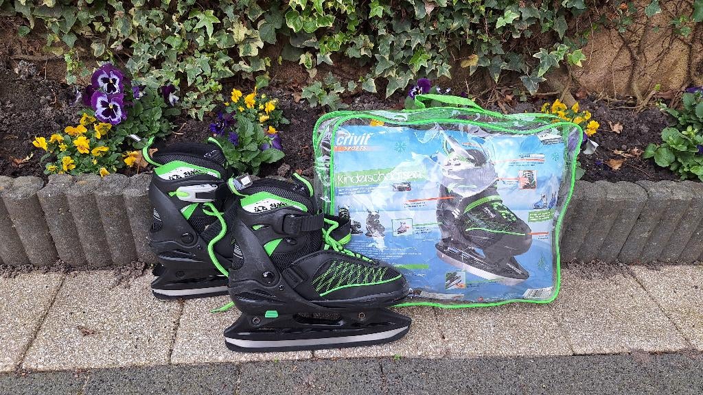 Verstelbare kinderschaatsen maat 32 t/m 36, Gebruikt, IJshockeyschaatsen, Ophalen, Overige merken