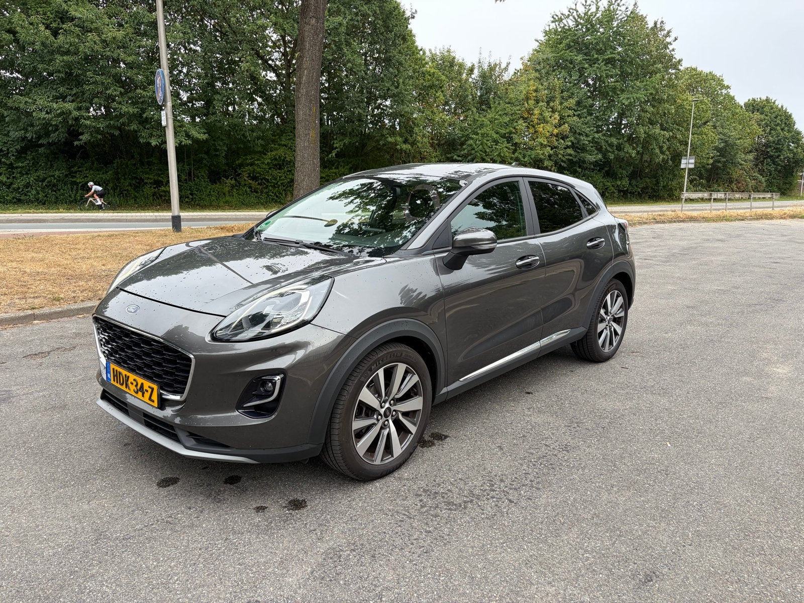 Ford Puma Titanium X 1.0 EcoBoost 125pk Automaat | Grijs, Puma, 1226 kg, Lane Keeping Assist, 123 pk