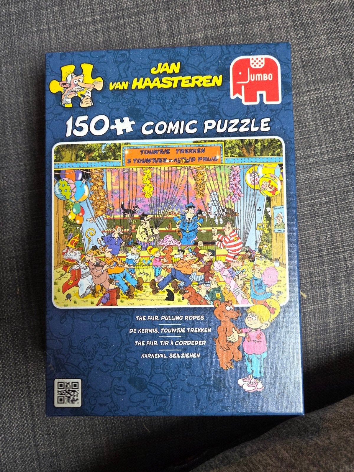 Jan van Haasteren Comic Puzzel - Touwtje Trekken (150 stuk, Ophalen, Minder dan 500 stukjes, Gebruikt, Legpuzzel