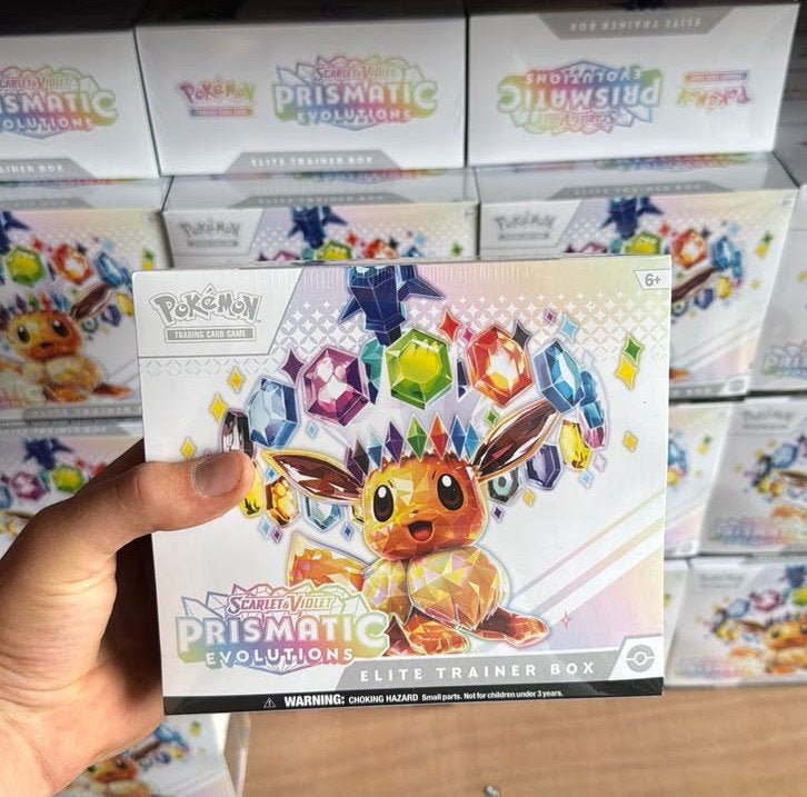 Pokemon prismatic evolutions etb ‼️BESTE PRIJZEN‼️, Ophalen of Verzenden, Zo goed als nieuw, Boosterbox