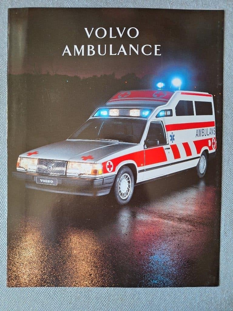 Brochure VOLVO AMBULANCE - 1992 Engels, Verzenden, Zo goed als nieuw, Volvo