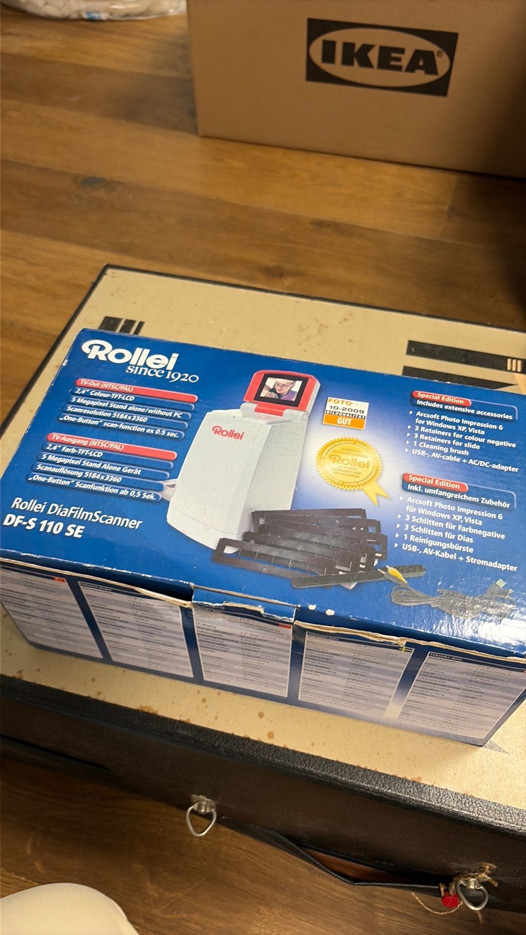 Rollei DF-S dia film scanner, Ophalen of Verzenden, Zo goed als nieuw