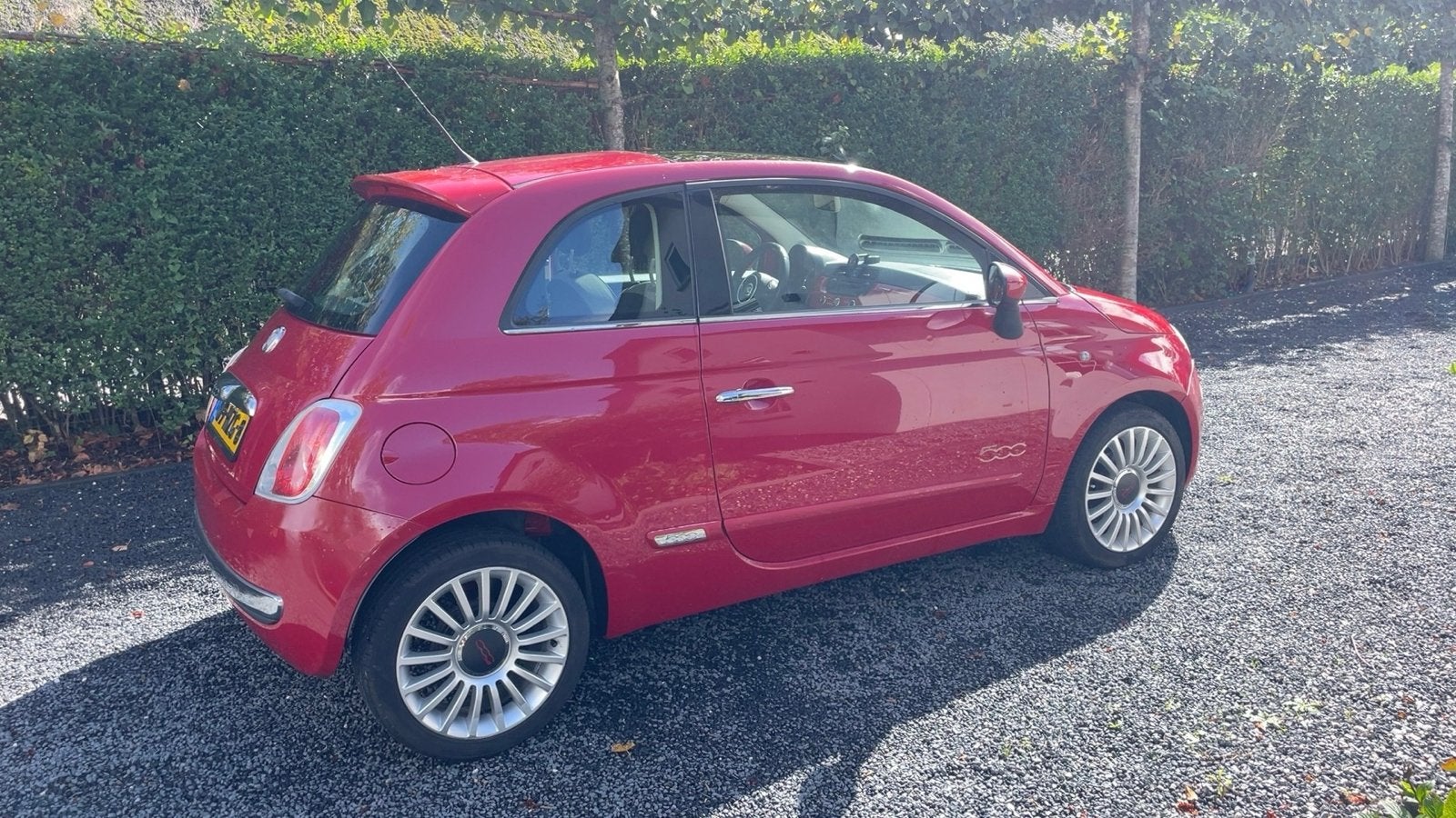 Fiat 500 1.2 C 2009 Rood, Auto's, Voorwielaandrijving, 1242 cc, 4 cilinders, 840 kg