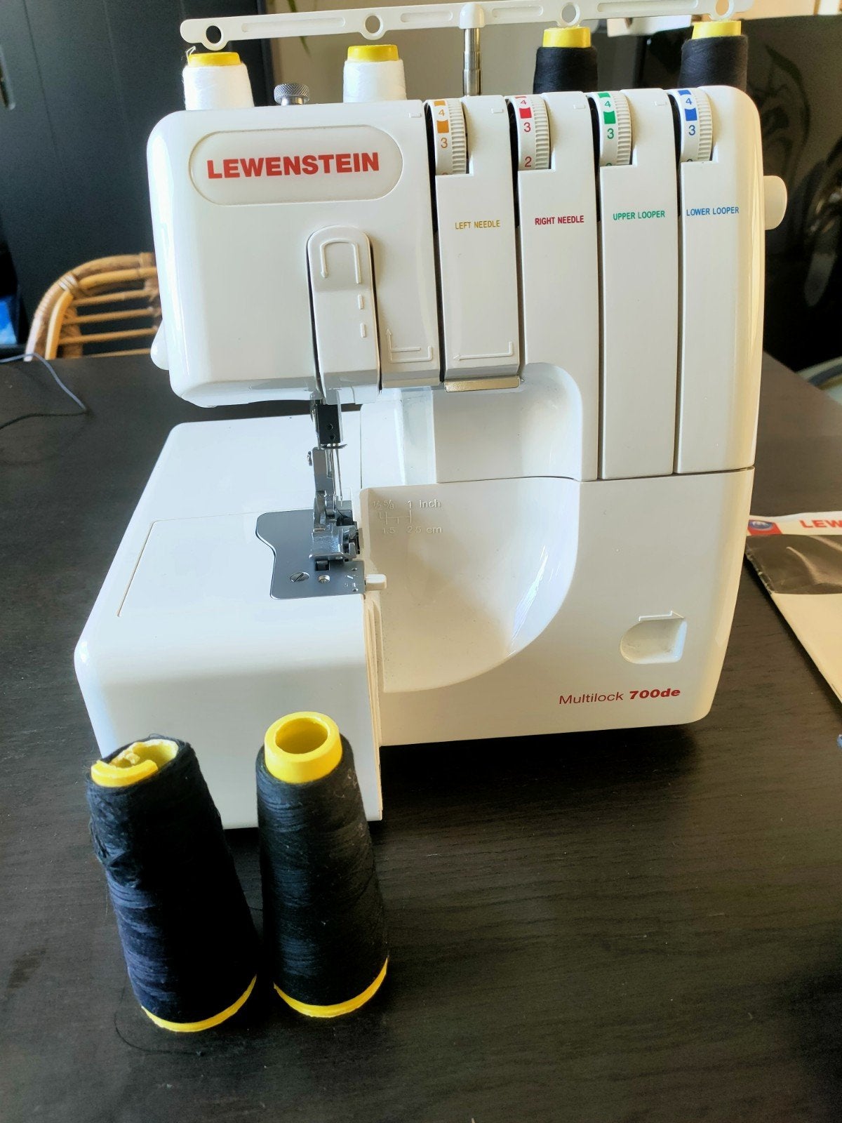 lewenstein multilock 700de lockmachine, Ophalen of Verzenden, Gebruikt, Lockmachine, Overige merken
