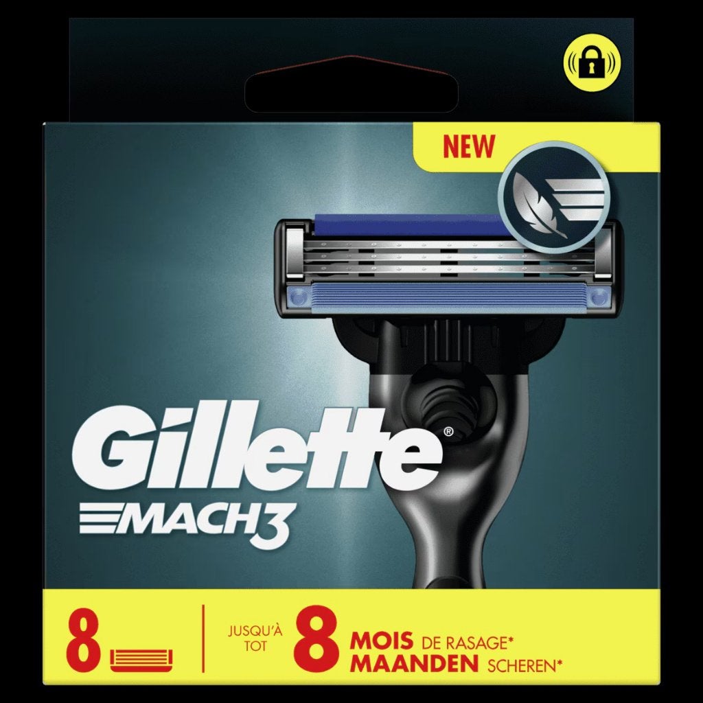 Gillette Mach3 - 8 Scheermesjes, Ophalen of Verzenden, Nieuw, Overige typen