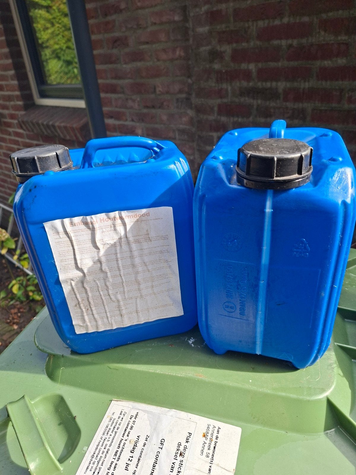 8 liter Embasol houtwormdood, Ophalen of Verzenden