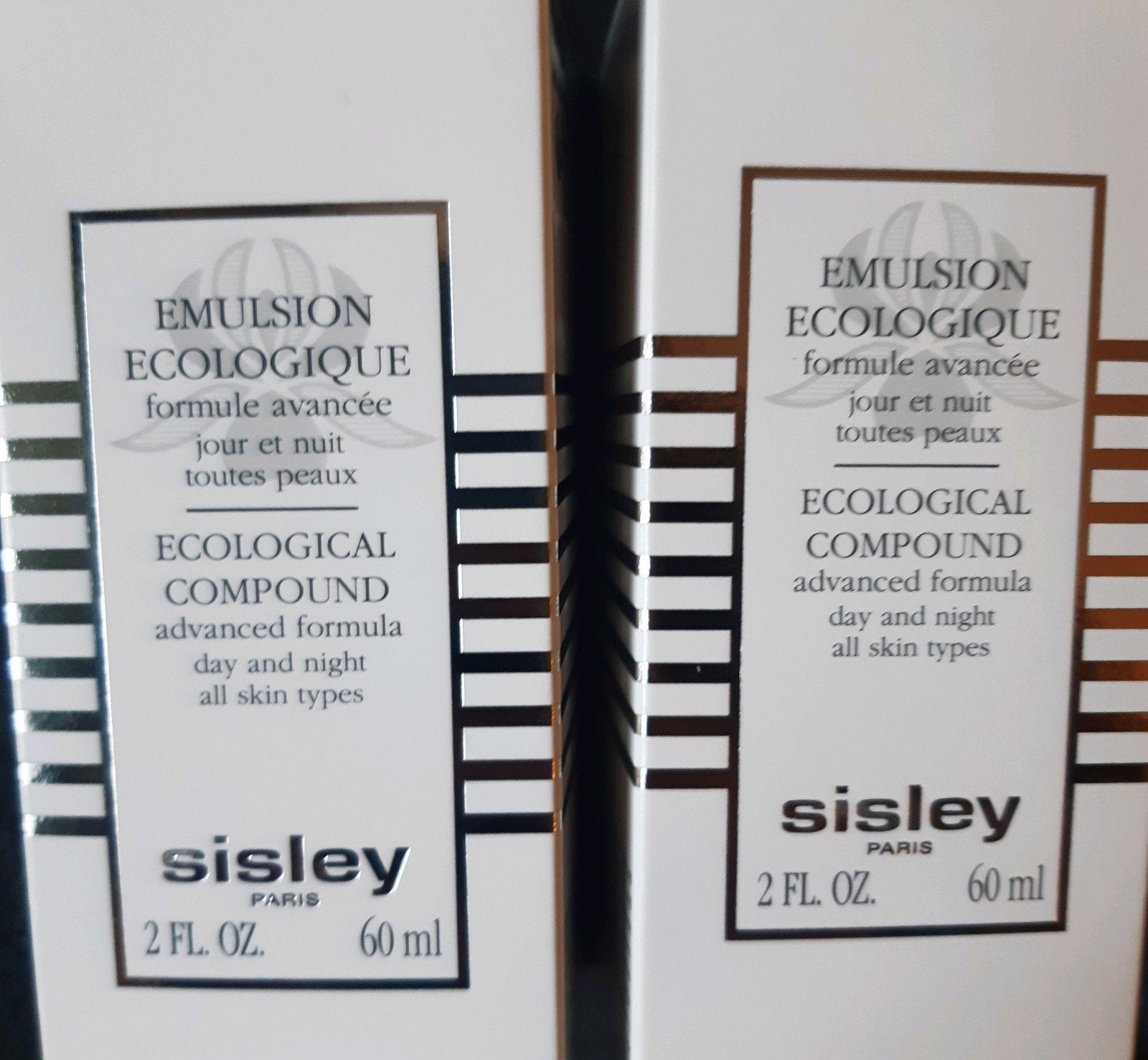 Sisley Emulsion Ecologique Creme:  2stuks 60ml, Verzenden, Nieuw