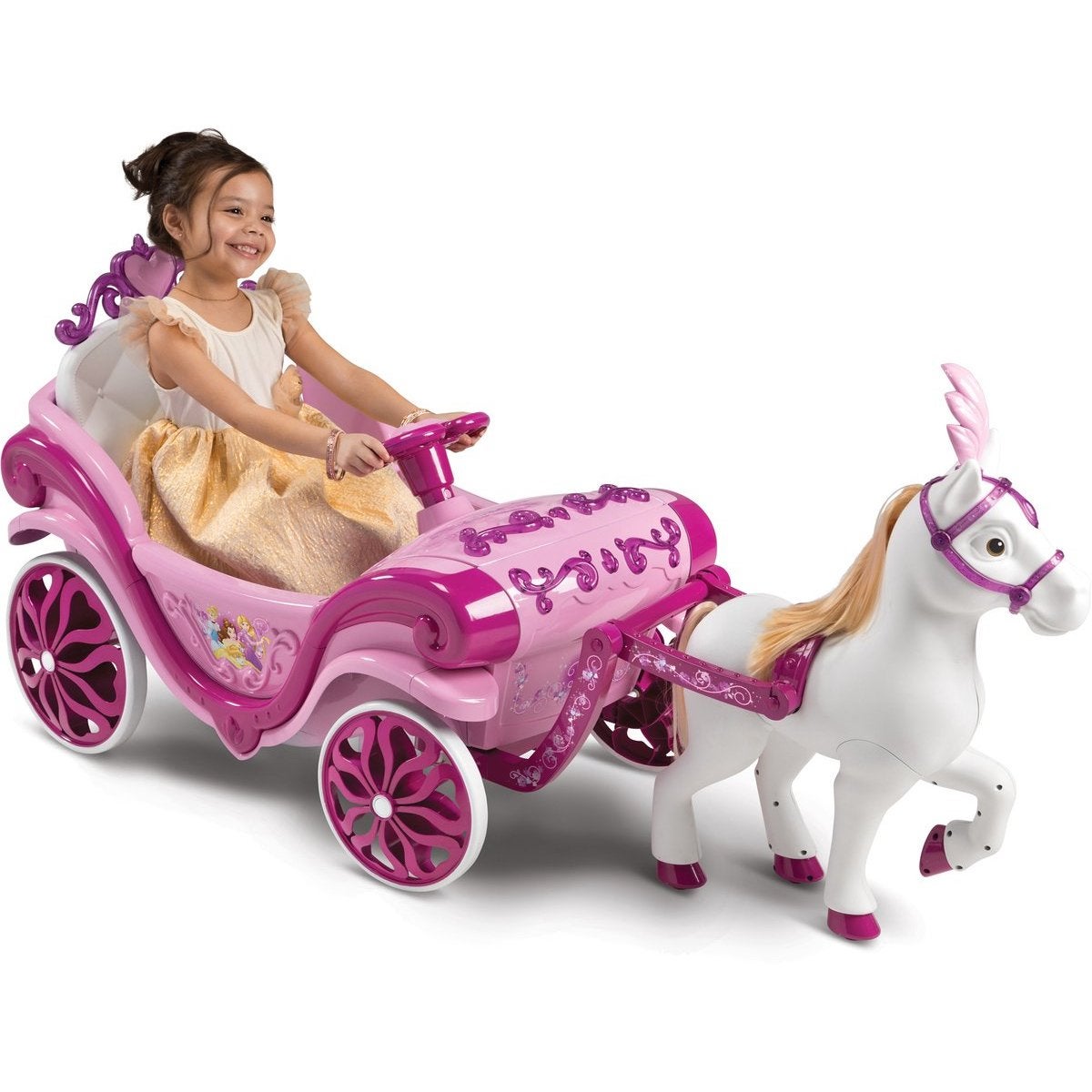 Huffy Disney Princess Paard En Koets  6 volt ( nieuw), Ophalen, Nieuw