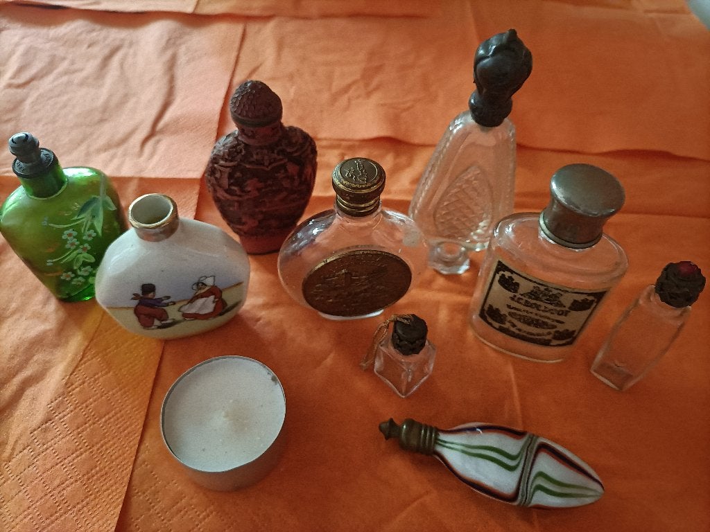 Oude parfumflesjes, Verzamelen, Ophalen of Verzenden, Gebruikt, Parfumfles