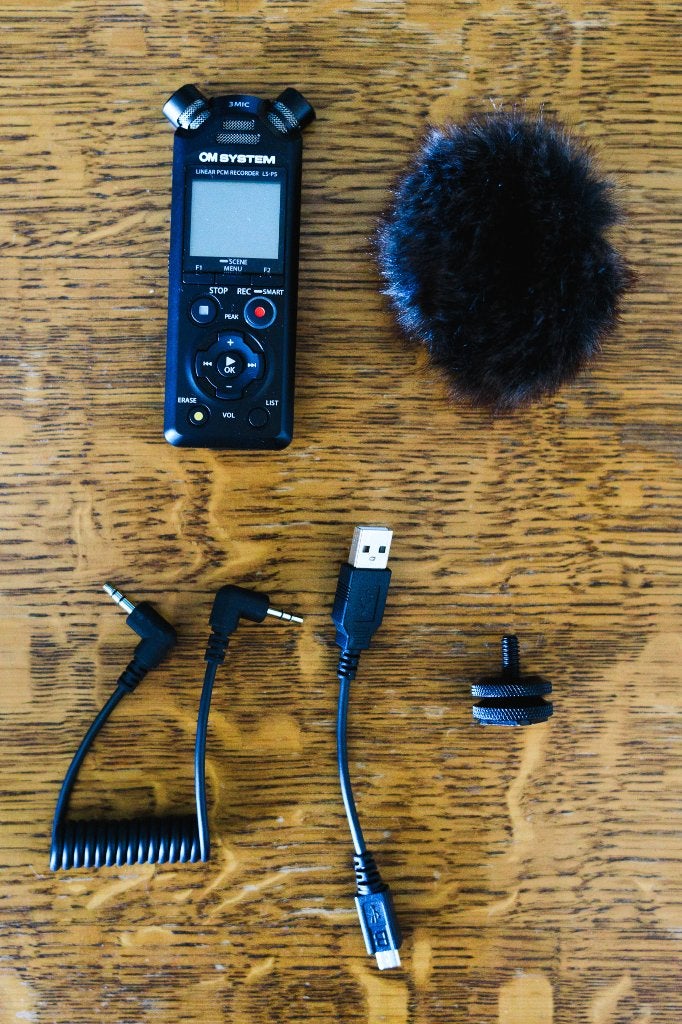 OM SYSTEM LS-P5 Linear PCM Recorder, Ophalen of Verzenden, Zo goed als nieuw, Audio