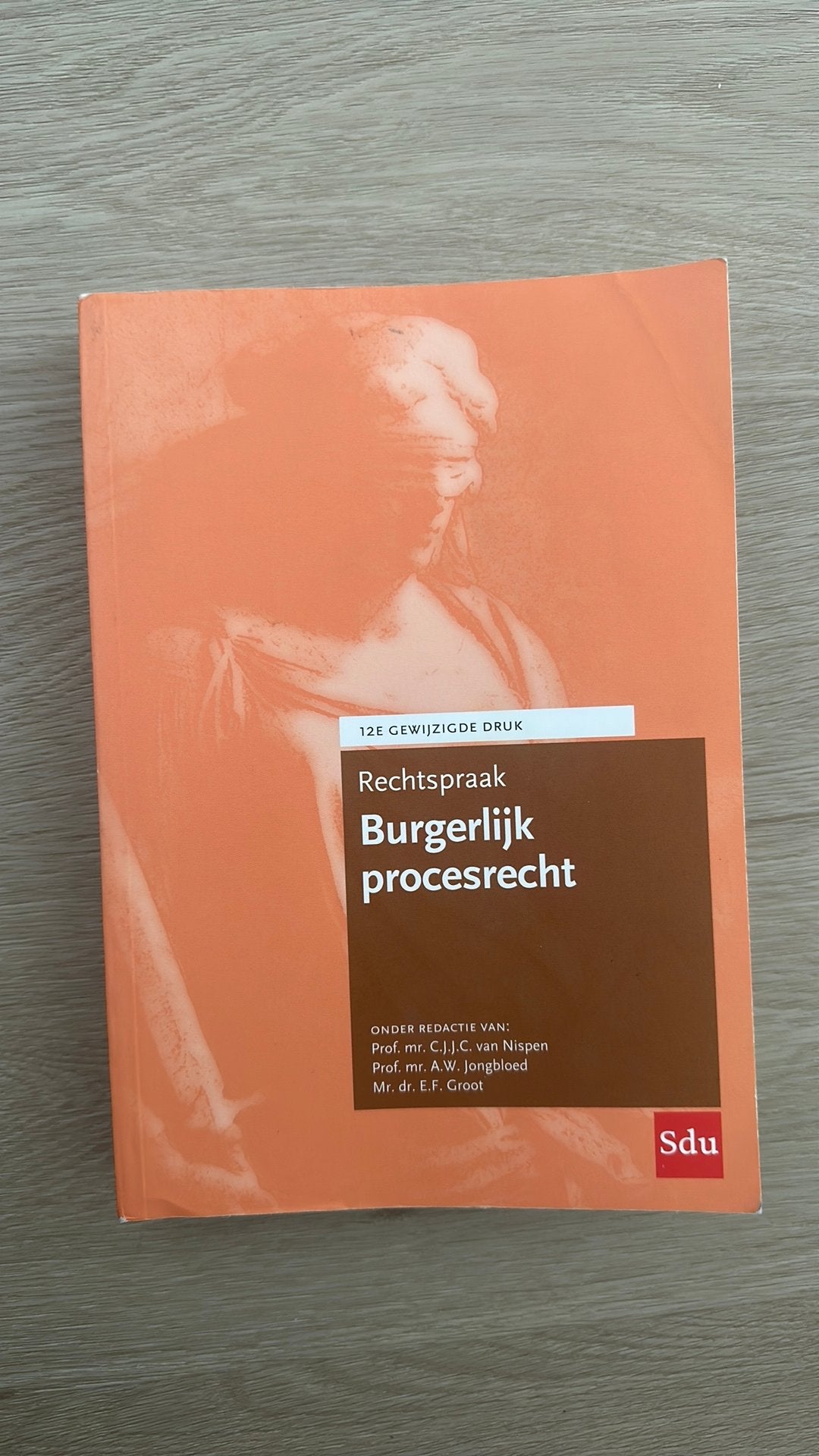 Rechtspraak Burgerlijk procesrecht 12e druk, Ophalen of Verzenden, Zo goed als nieuw, Natuurwetenschap