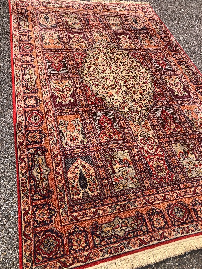 Prachtig oosters tapijt, vintage vloerkleed, super hip!, 200 cm of meer, Ophalen of Verzenden, Zo goed als nieuw, 200 cm of meer