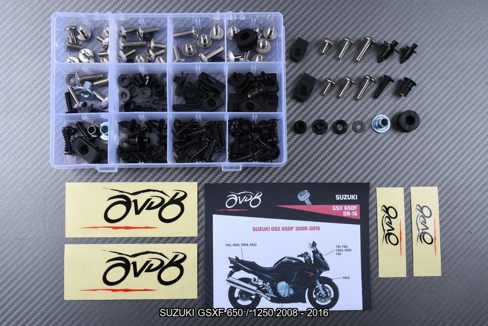 Kuip bouten set voor SUZUKI GSXF 650 1250 2008 2016, Verzenden, Nieuw