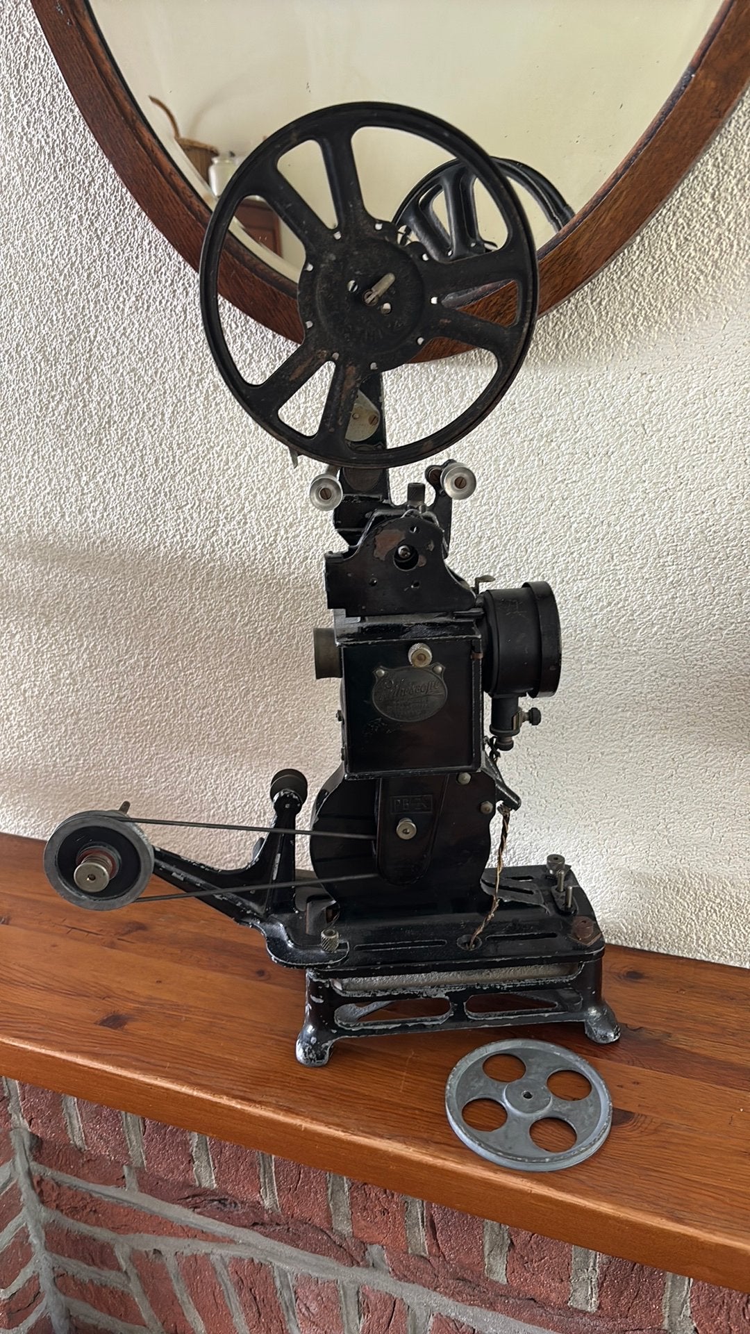Antieke filmcamera Pathéscope PB-EX projector, Ophalen, Voor 1940, Projector