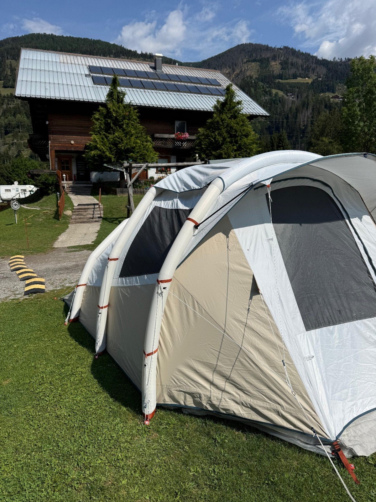 Decathlon Quechua Air Seconds 4.1 Fresh & Black tent, Ophalen of Verzenden, Zo goed als nieuw, Tot en met 4