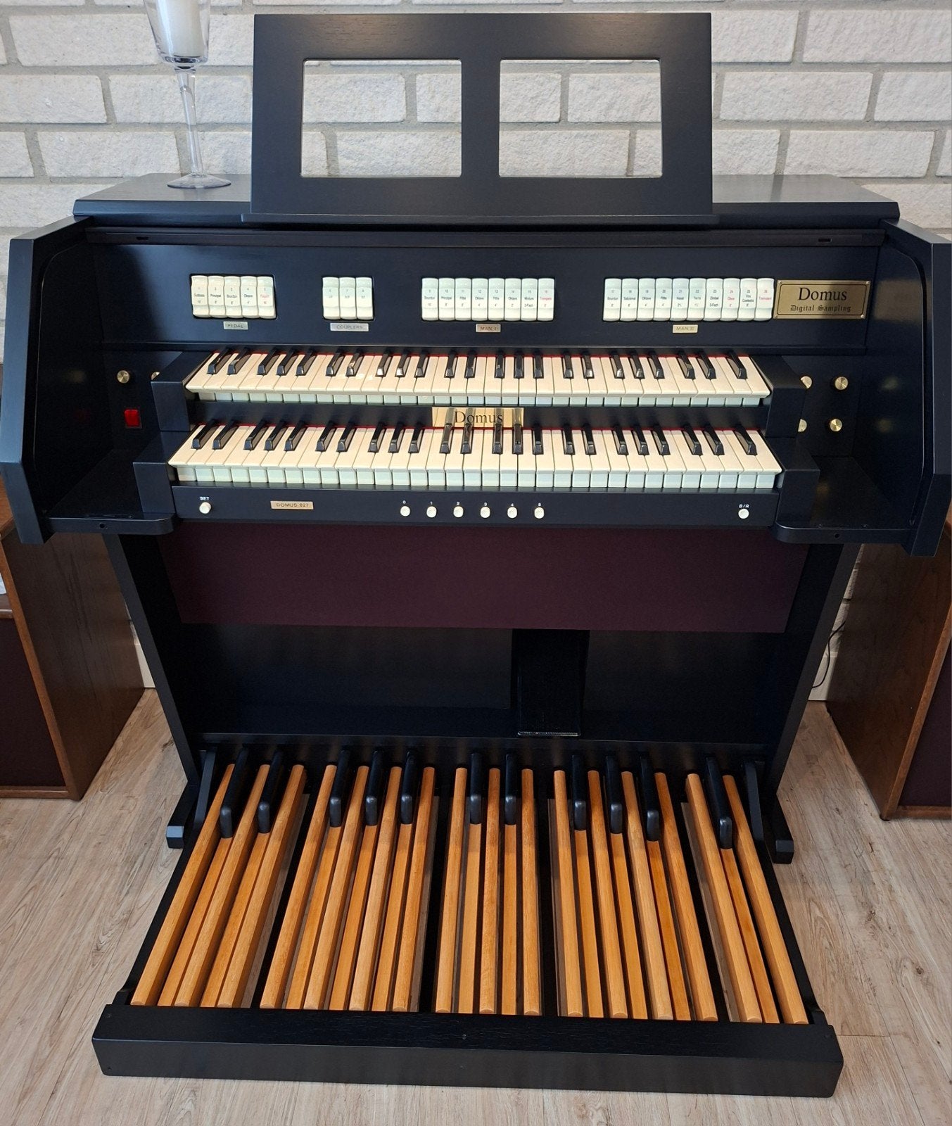 Viscount/Domus 827 (digitaal orgel) zwart, Ophalen of Verzenden, Gebruikt, 2 klavieren, Orgel