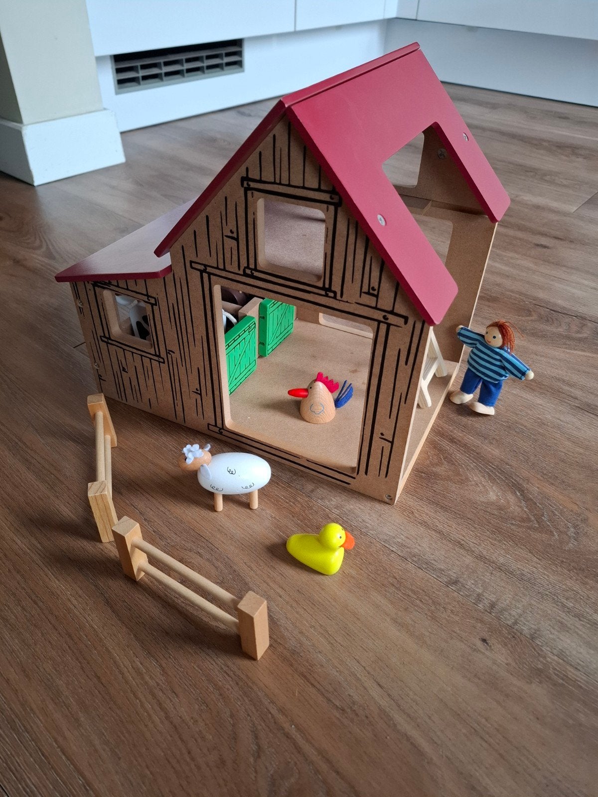 Houten Kinderboerderij, Ophalen, Zo goed als nieuw