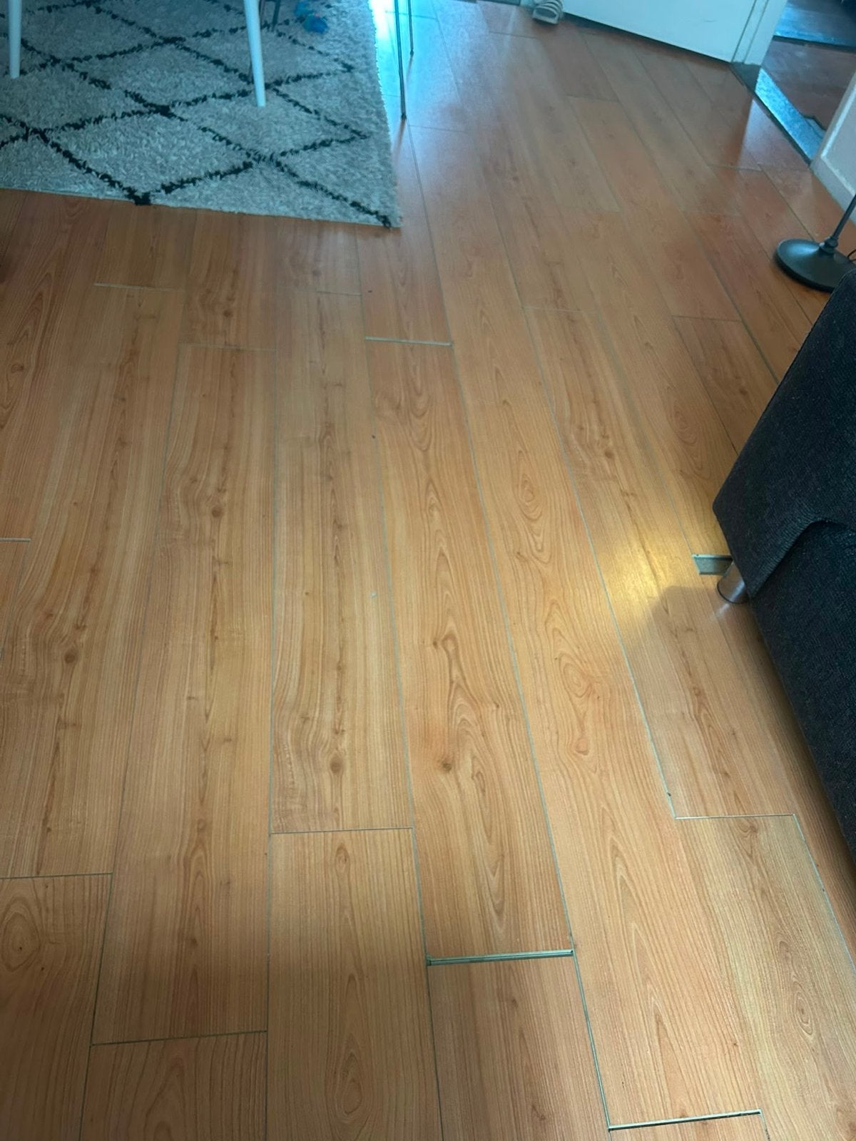 Laminaat met ondervloer. gratis ophalen - ca. 40-50m2, Ophalen, Gebruikt, Bruin, Hout