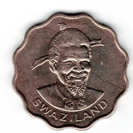 23-1796 Swaziland 20 cent 1974, Postzegels en Munten, Verzenden, Overige landen, Losse munt