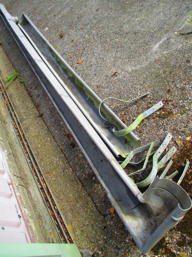 dakgoot-pvc-,,mastgoot", Ophalen, Gebruikt, Pvc, 4 tot 6 meter