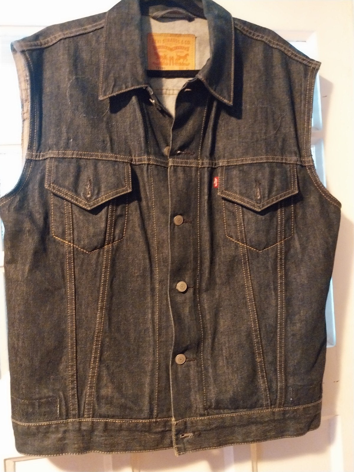 Levi's spijkergilet maat XL, Kleding | Heren, Jassen | Zomer, Levi's, Blauw, Maat 56/58 (XL), Ophalen of Verzenden
