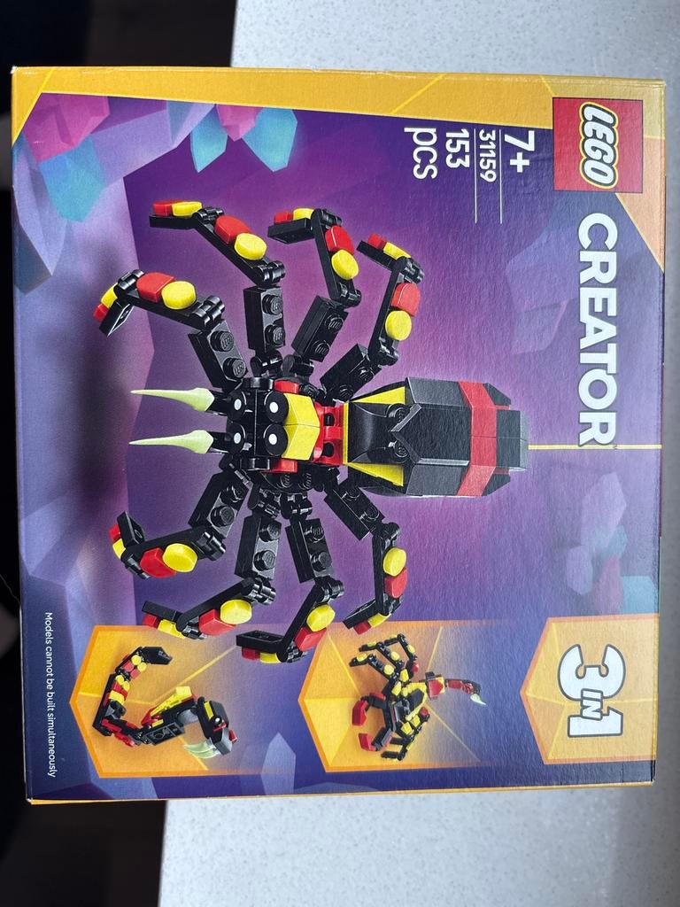LEGO Creator 31159 Insecten: Spin, Vlieg, Mier 3-in-1 set, Gebruikt, Lego, Ophalen of Verzenden, Compleet