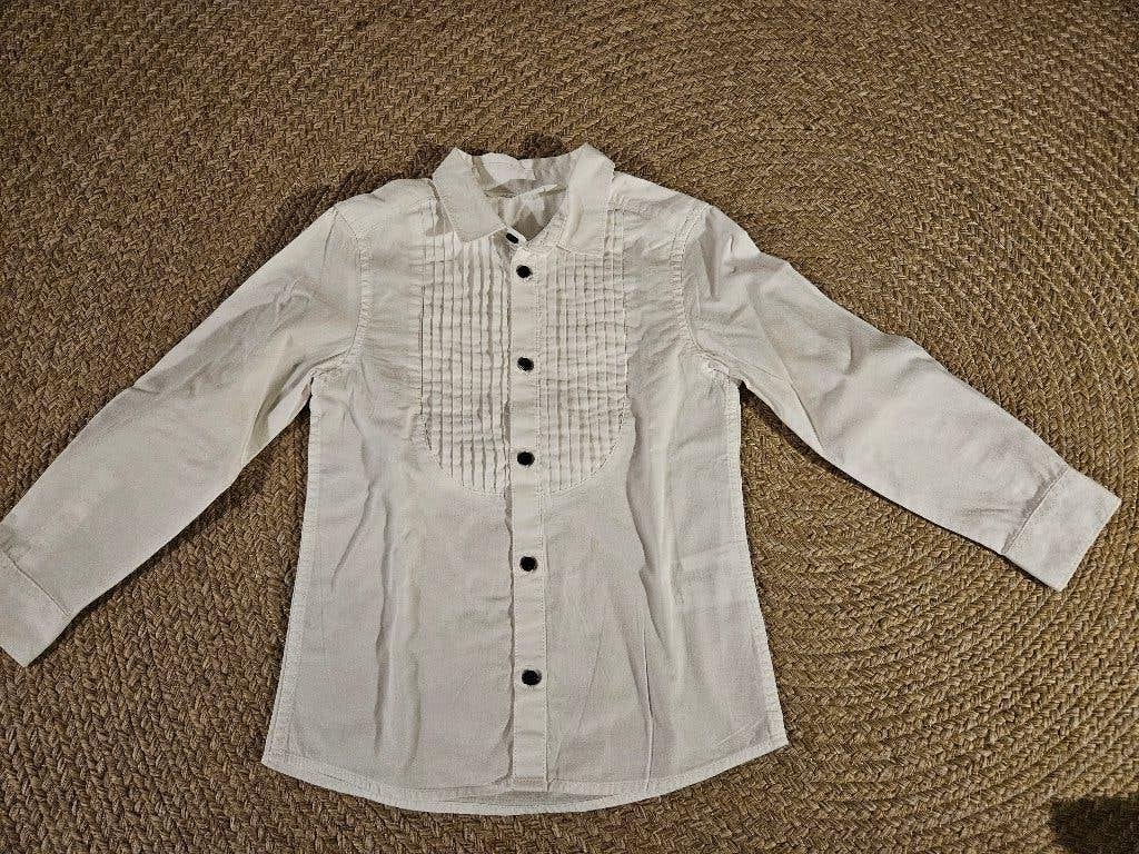 Witte blouse van h&m, maat 116, Kinderen en Baby's, Kinderkleding | Maat 116, Meisje, H&M, Overhemd of Blouse, Ophalen of Verzenden