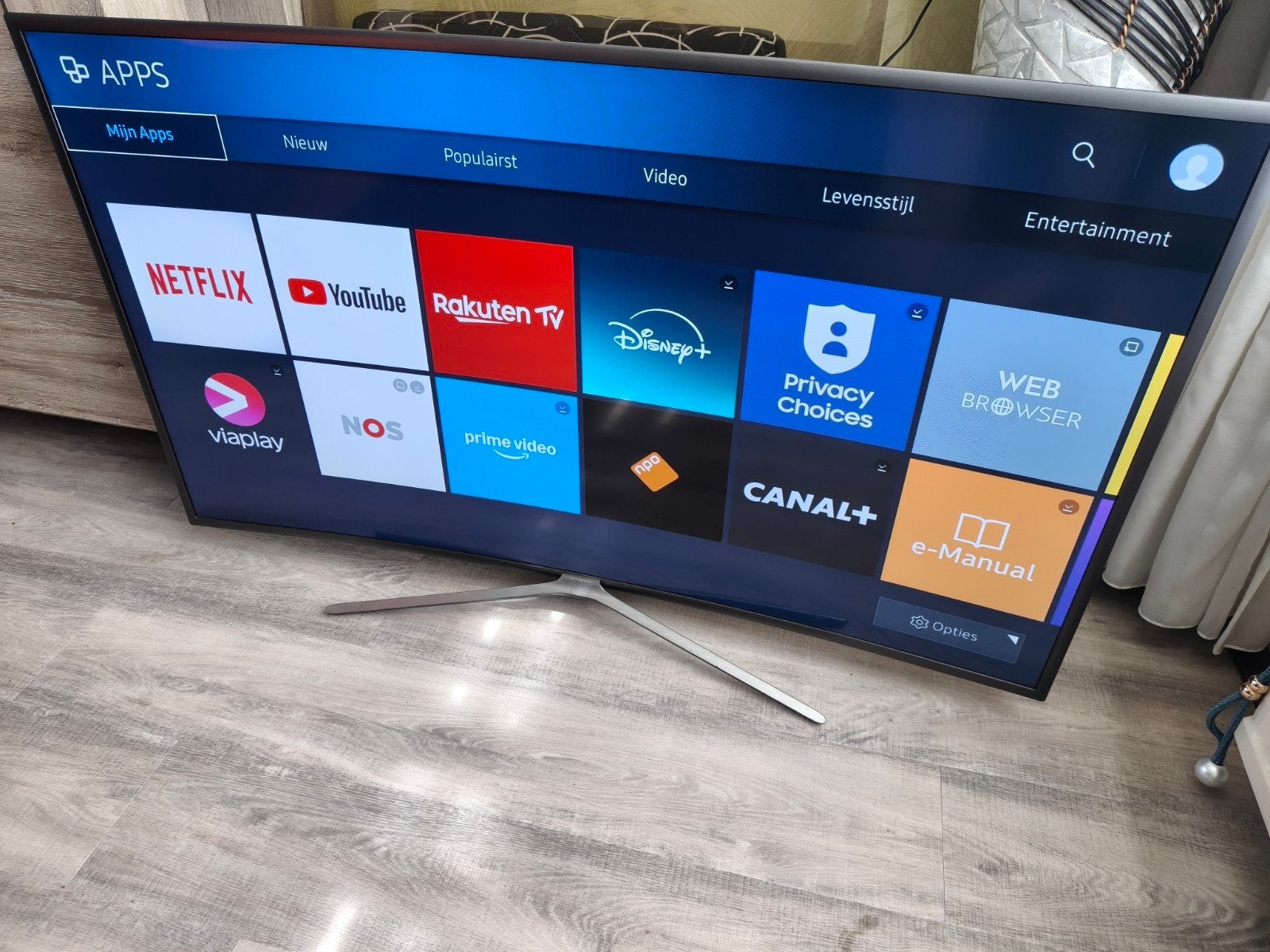 40 inch Samsung smart tv., Ophalen, 50 Hz, Samsung, 100 cm of meer