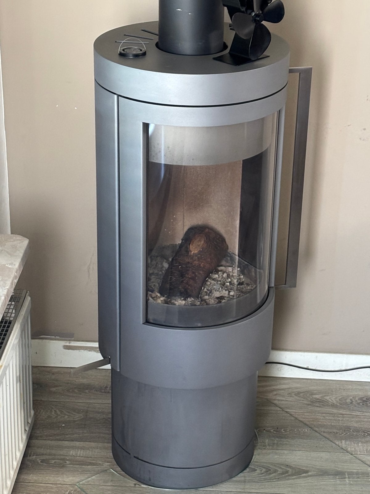 Hase Delhi 114 Houtkachel Draaibaar 2,7-5,5kW, Huis en Inrichting, Ophalen of Verzenden, Gebruikt, Vrijstaande haard, Houthaard
