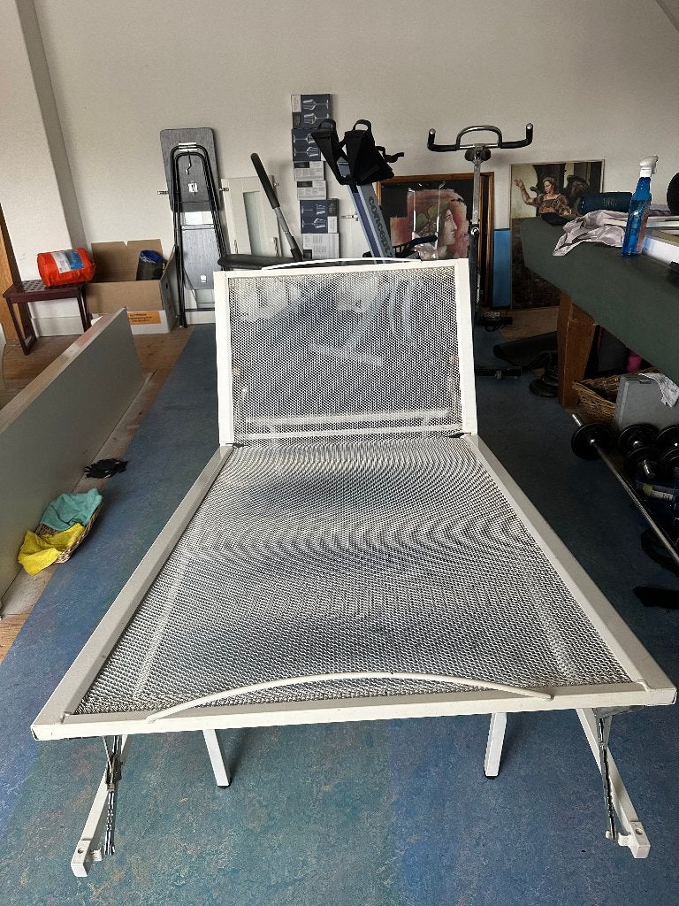 Auping bed - handverstelbaar, Huis en Inrichting, Slaapkamer | Bedden, Ophalen, 90 cm, Eenpersoons, Origineel