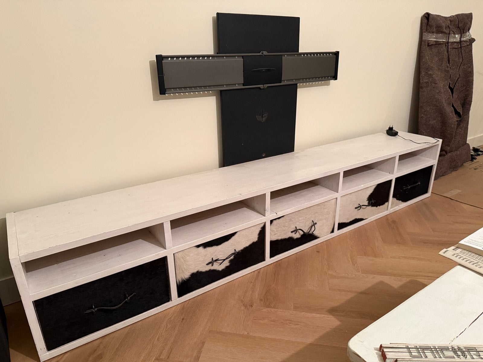 Tv kast GRATIS, Ophalen, Gebruikt, 200 cm of meer, Minder dan 100 cm