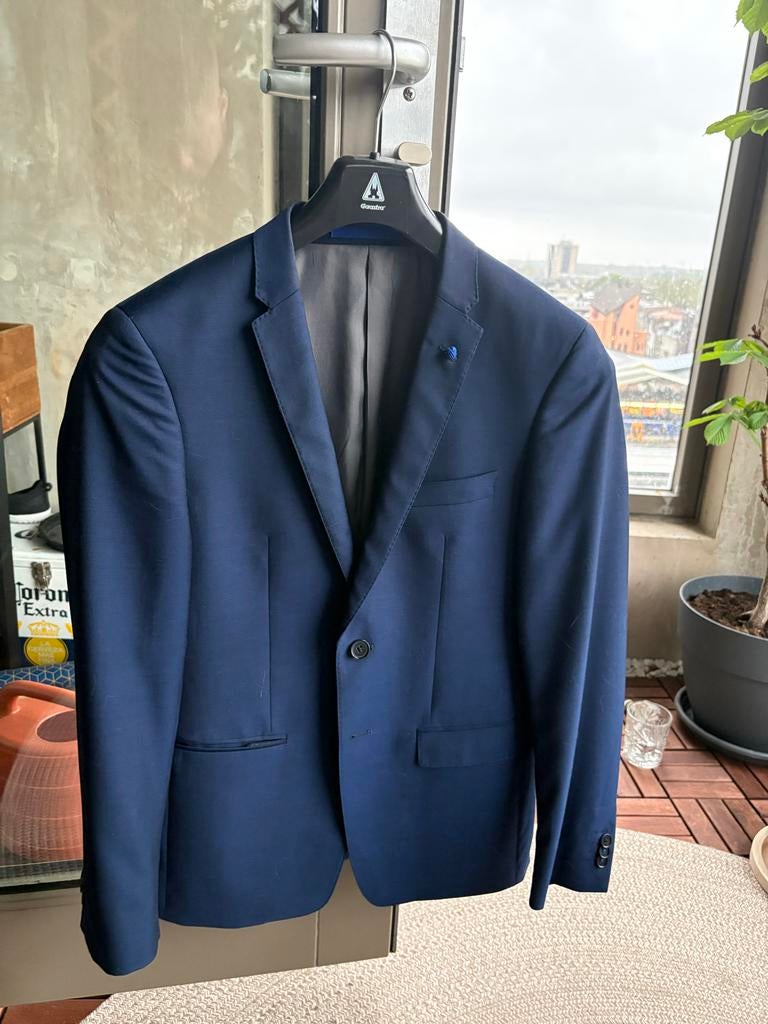 Pak van WE Fashion (tailored by van Gils) Maat S (slim fit), Kleding | Heren, Kostuums en Colberts, Ophalen of Verzenden, Gedragen