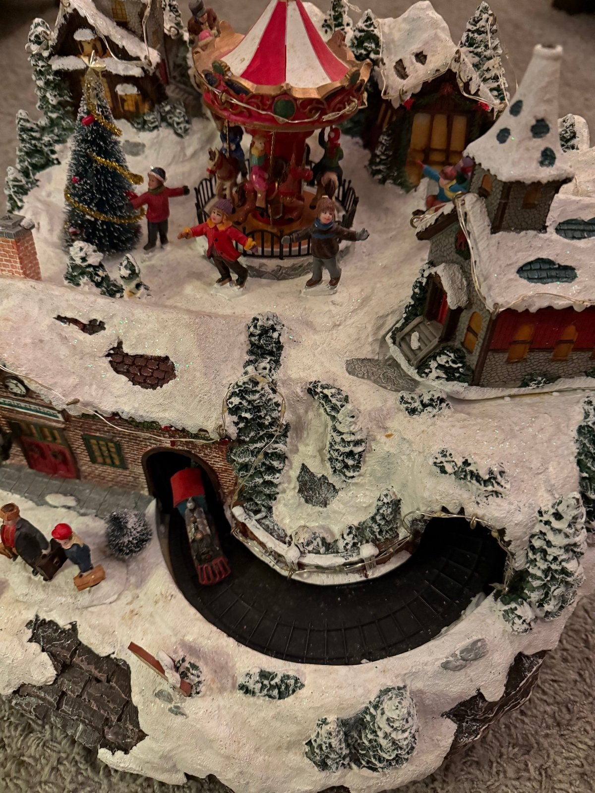 Kerst tafereel, Ophalen of Verzenden