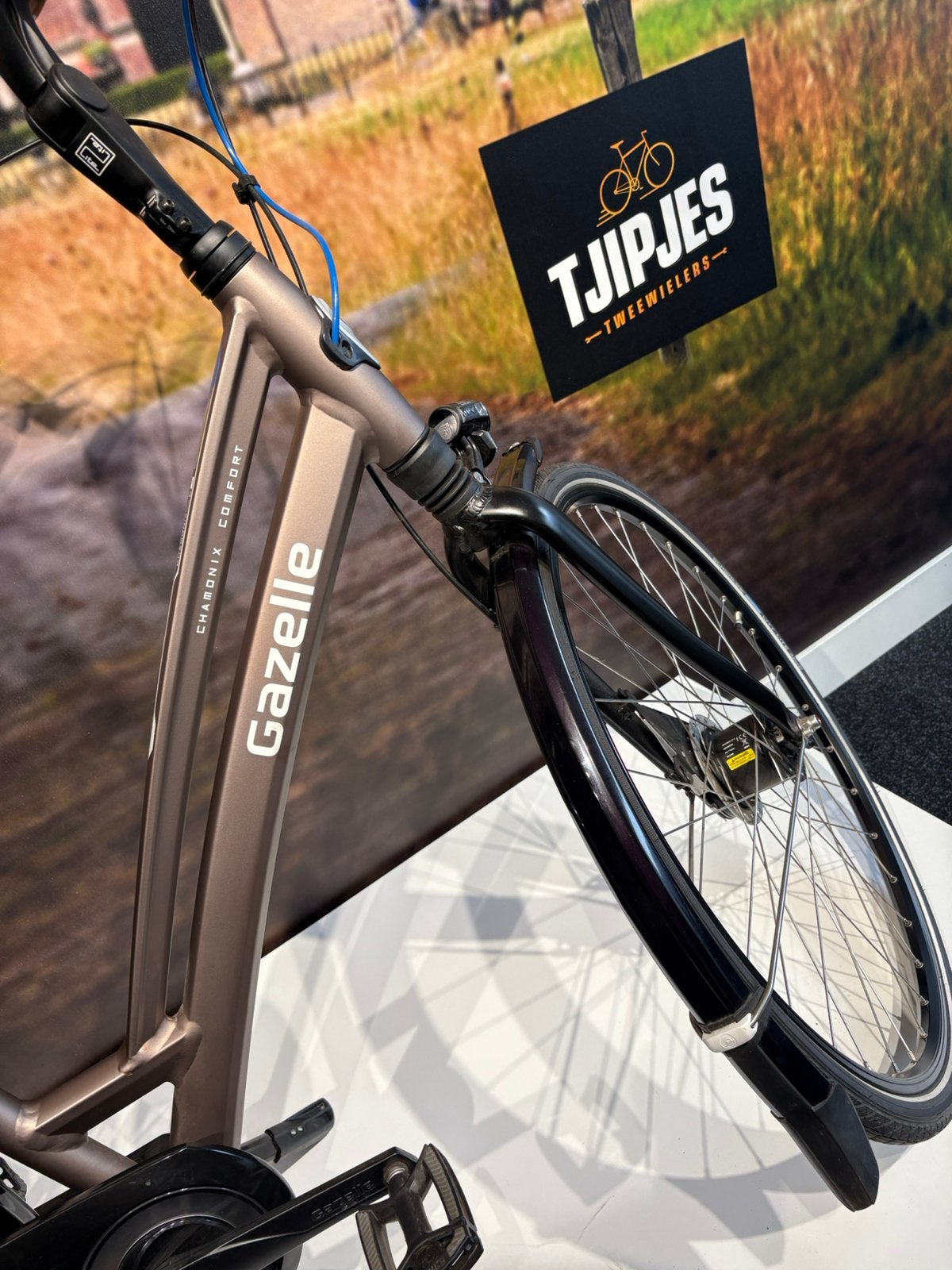 Prachtige Gazelle chamonix c7 damesfiets 28 inch 57cm, Ophalen, Versnellingen, 56 cm of meer, Zo goed als nieuw