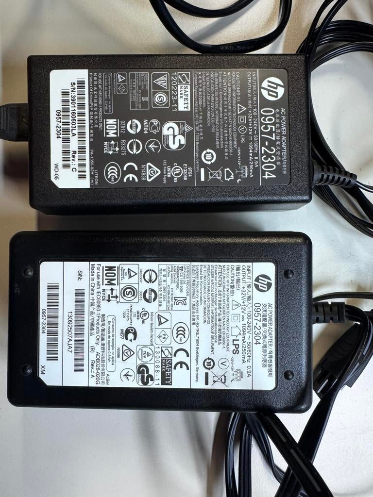 2x voeding voor HP Photosmart 7520 printer, Computers en Software, Printers, Ophalen of Verzenden, Gebruikt, Inkjetprinter