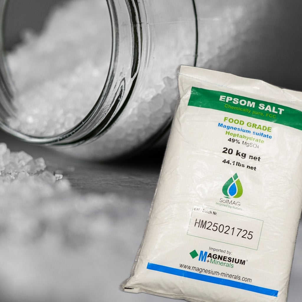 Epsom Zout 20 kg – Magnesiumsulfaat – Bitterzout – Badzout, Ophalen of Verzenden, Nieuw, Badproduct