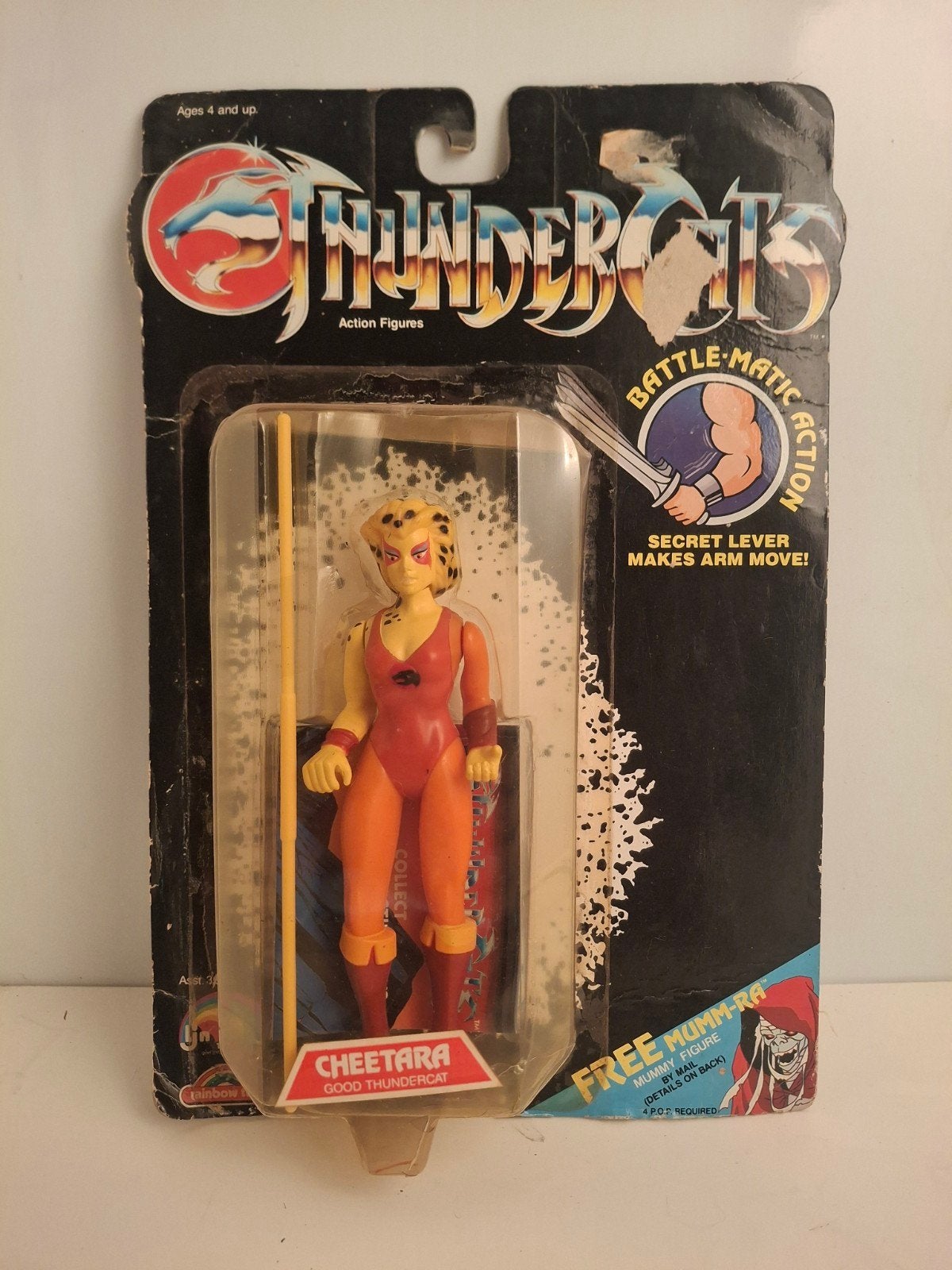 Vintage Thundercats Cheetara Actiefiguur (MOC), Ophalen of Verzenden, Zo goed als nieuw