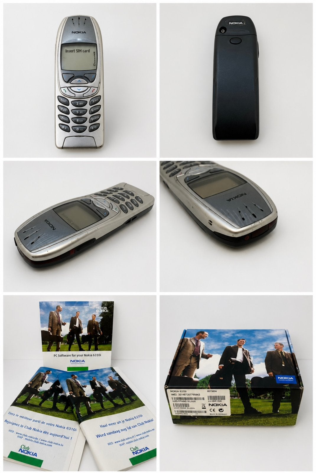 Nokia 6310i met doos, oplader, boekjes en originele batterij, Gebruikt, Geen camera, Fysiek toetsenbord, Ophalen of Verzenden