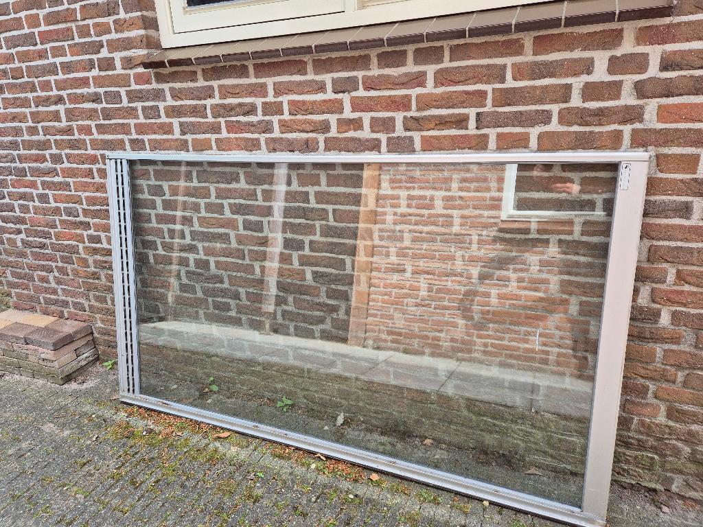 dubbelglas, Ophalen, Gevelraam of Ruit, Gebruikt, 80 tot 120 cm