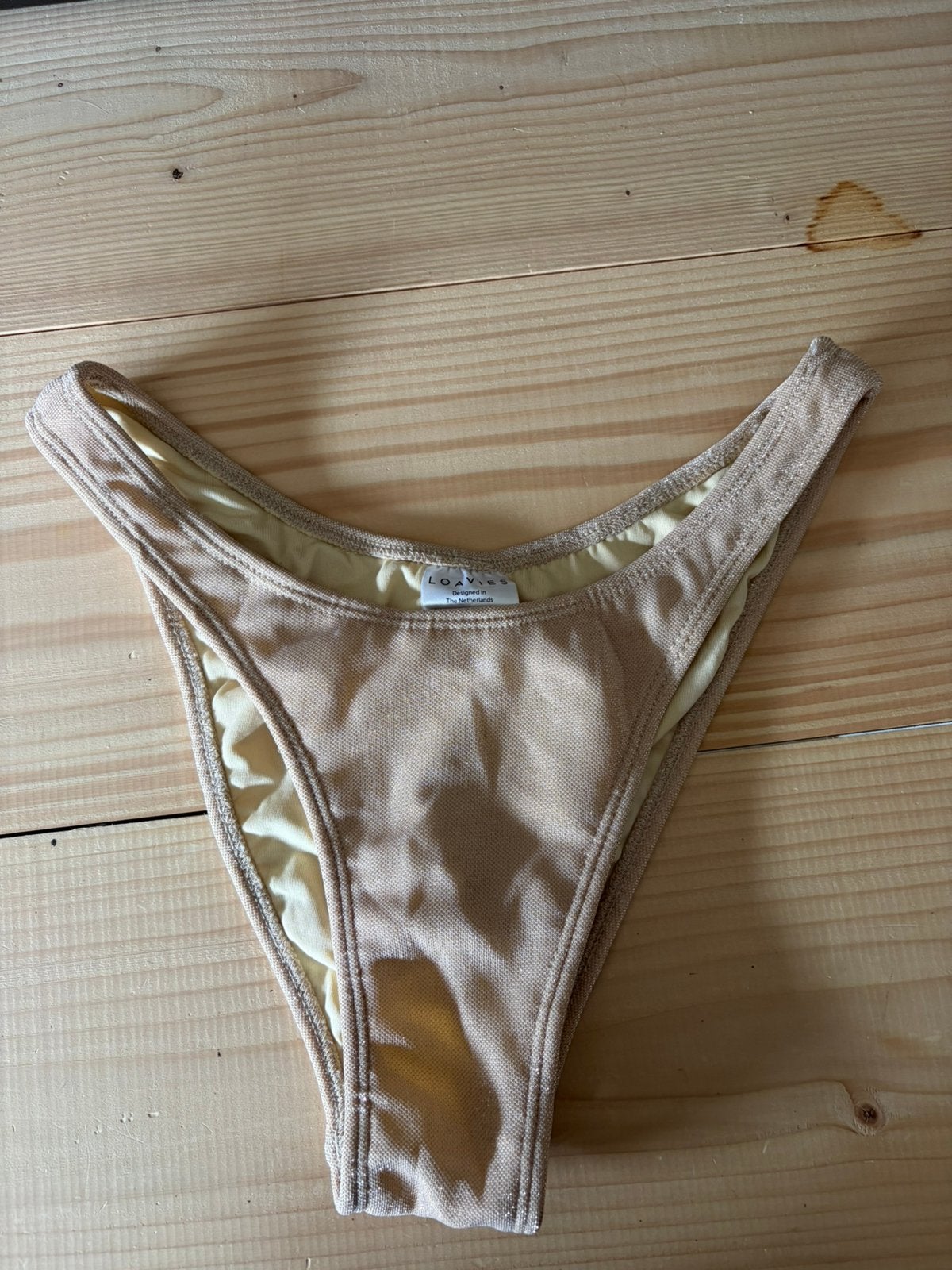Bikinibroekje Loavies maat M, Kleding | Dames, Ophalen of Verzenden, Nieuw, Beige, Bikini