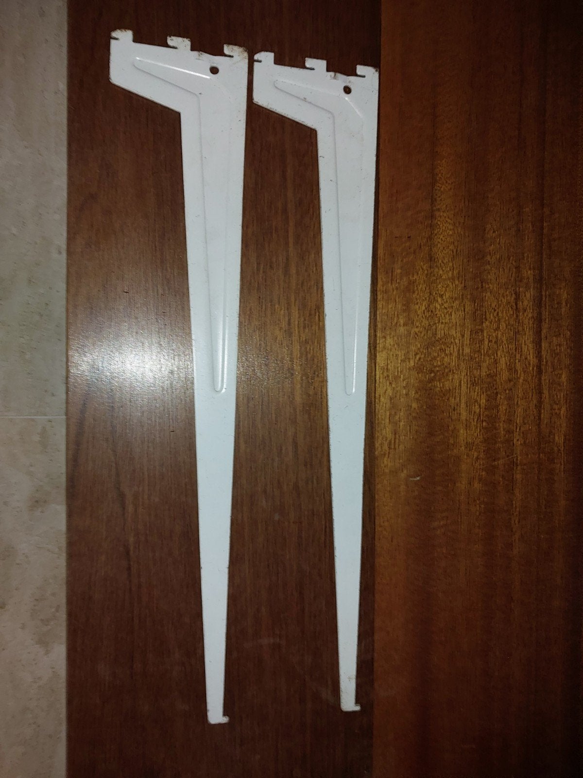 Witte schapdragers (2 stuks), Ophalen of Verzenden, Zo goed als nieuw, IJzer