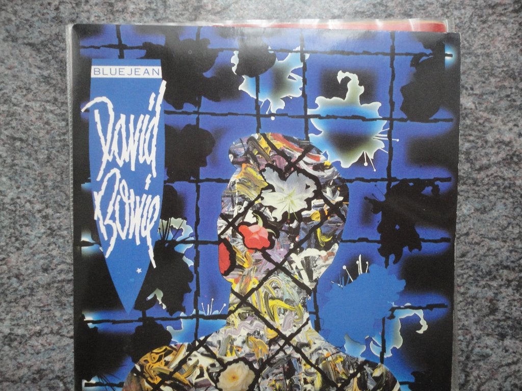 David Bowie - Blue jean UK 1984 FH, Gebruikt, Fotohoes, 7 inch, Ophalen of Verzenden