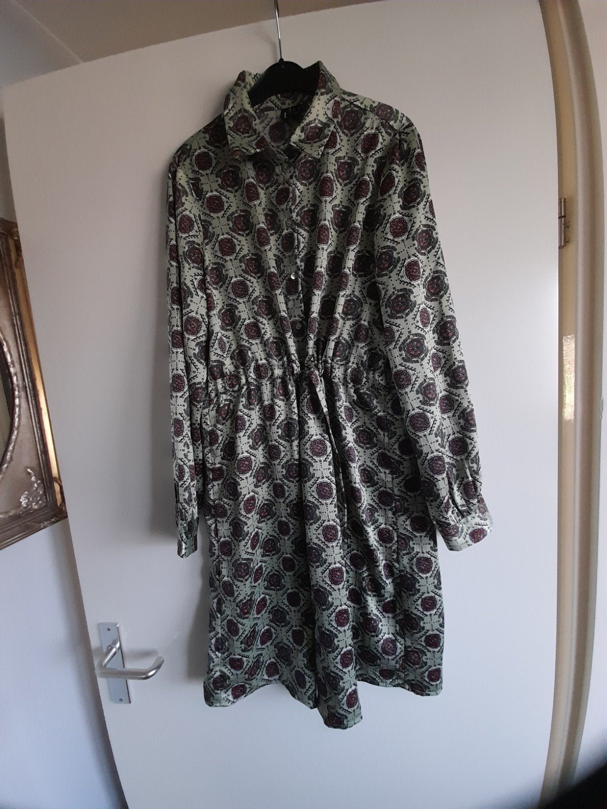 dames jurk mt M, Ophalen of Verzenden, Knielengte, Groen, ONLY