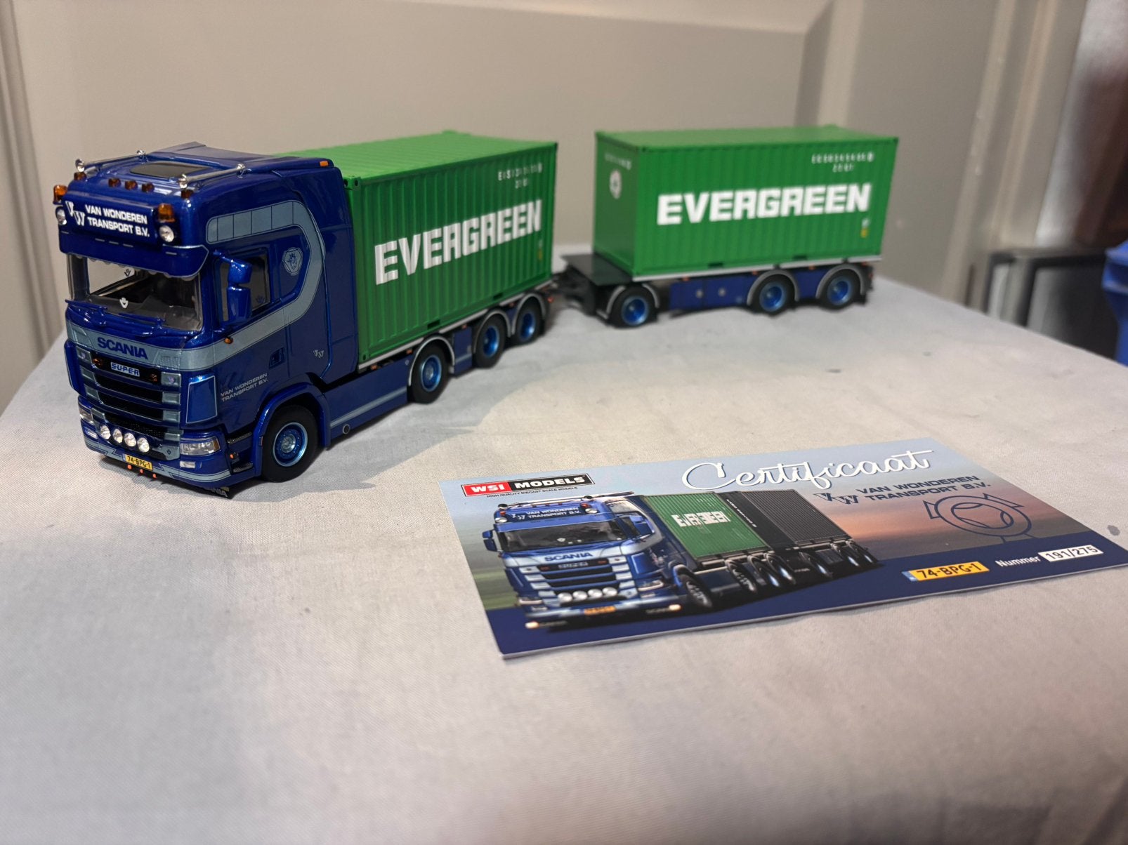 Scania van wonderen nieuw in doos, Verzenden, Zo goed als nieuw, Bus of Vrachtwagen, Tekno