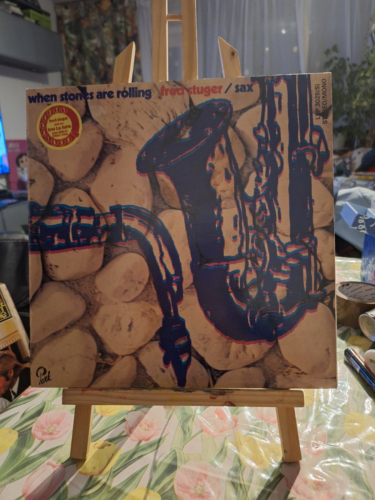 Fred Stuger / Sax - When Stones Are Rolling LP, LP, Gebruikt, Originele persing, Ophalen of Verzenden