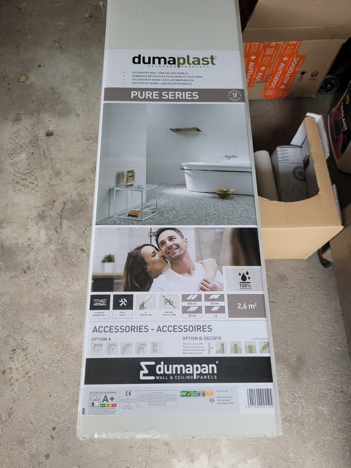 10x Dumaplast Pure Series wand- en plafondpanelen, Ophalen, Nieuw, Overige materialen, Minder dan 20 mm