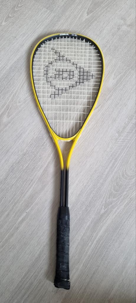 Dunlop squash racket, Sport en Fitness, Squash, Ophalen, Zo goed als nieuw, Racket, Met hoes