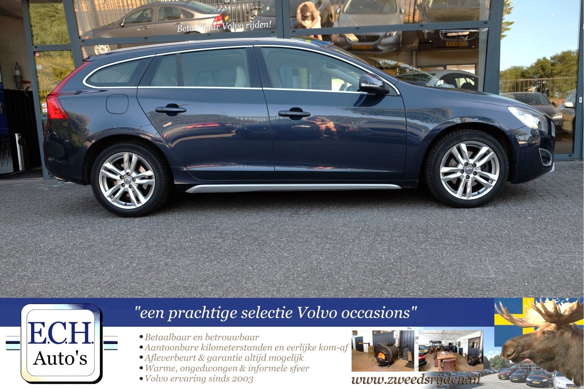 Volvo V60 T3 150 pk Summum, Leer, Navi, PDC (bj 2012), Auto's, Voorwielaandrijving, Gebruikt, Huisgarantie, 4 cilinders