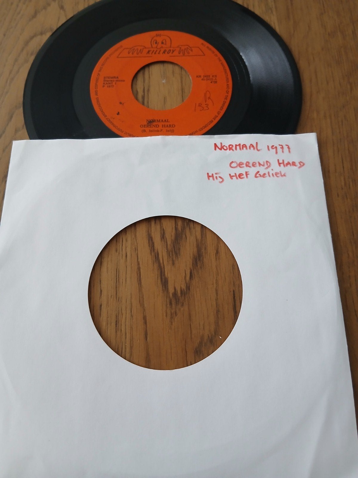 VINYL SINGLE     NORMAAL   1977, Verzenden, Zo goed als nieuw, Overige formaten, Poprock