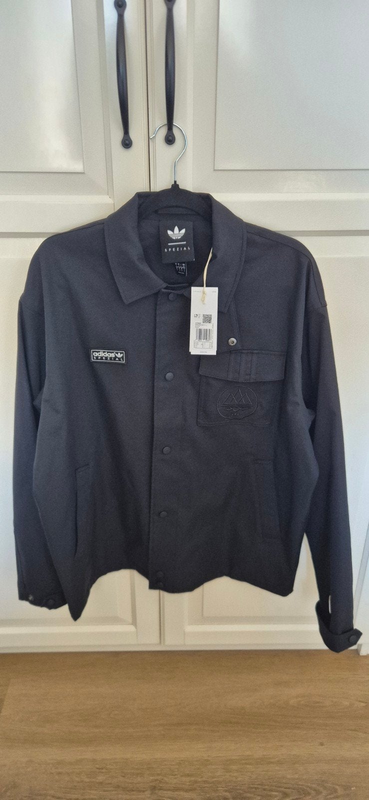 Adidas Spzl Wingrove II, Maat 48/50 (M), Zwart, Nieuw, Ophalen of Verzenden